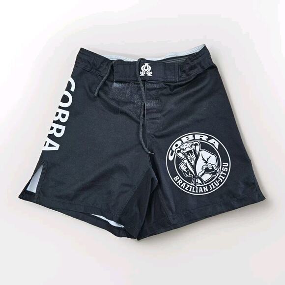 Cobra Shorts Brazilian Jiu-jitsu Boxing UFC MMA UFC Black - Picture 1 of 11